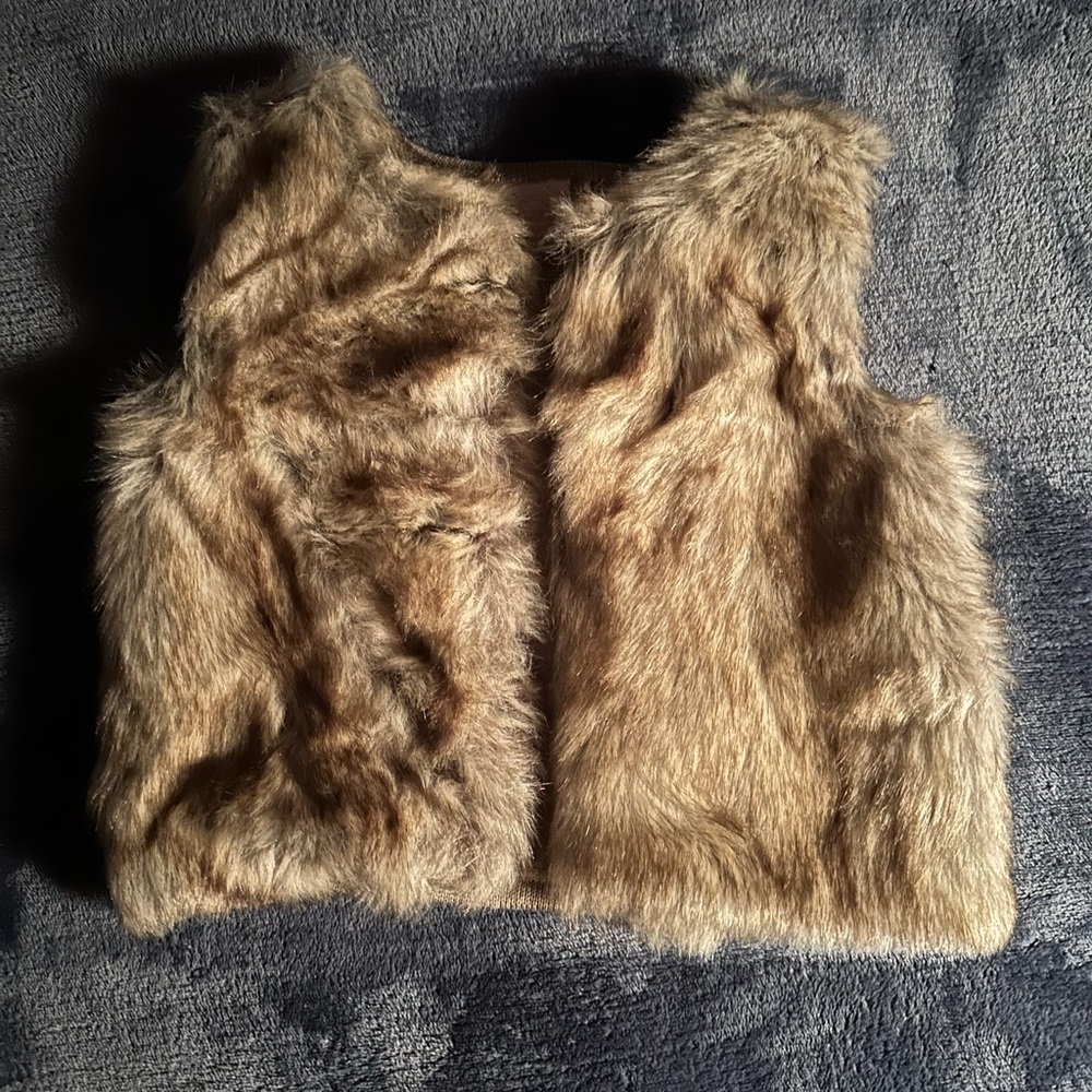 Adorable fur vest for toddlers